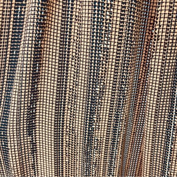 H&M orange black wide leg dot stripe high waisted crop pants 4 - Picture 4 of 8